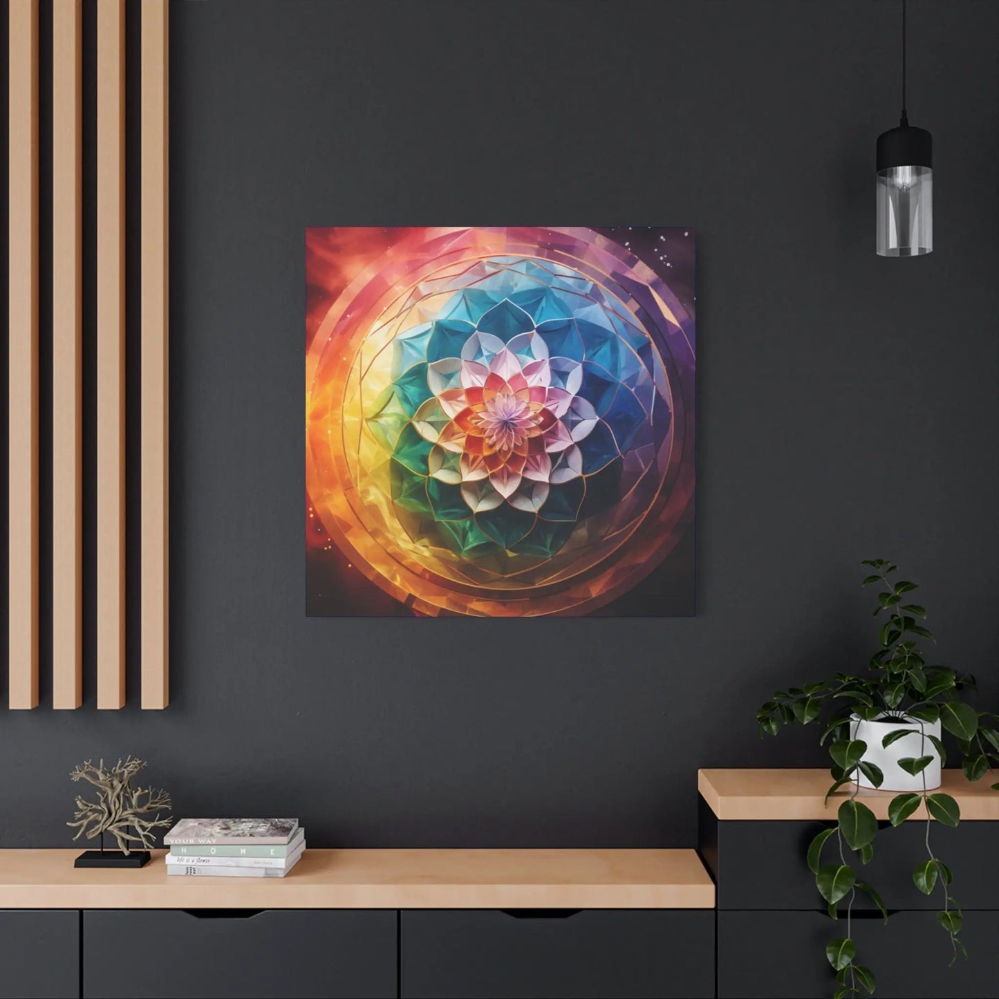 Emergence - Mounted Canvas Print Printify
