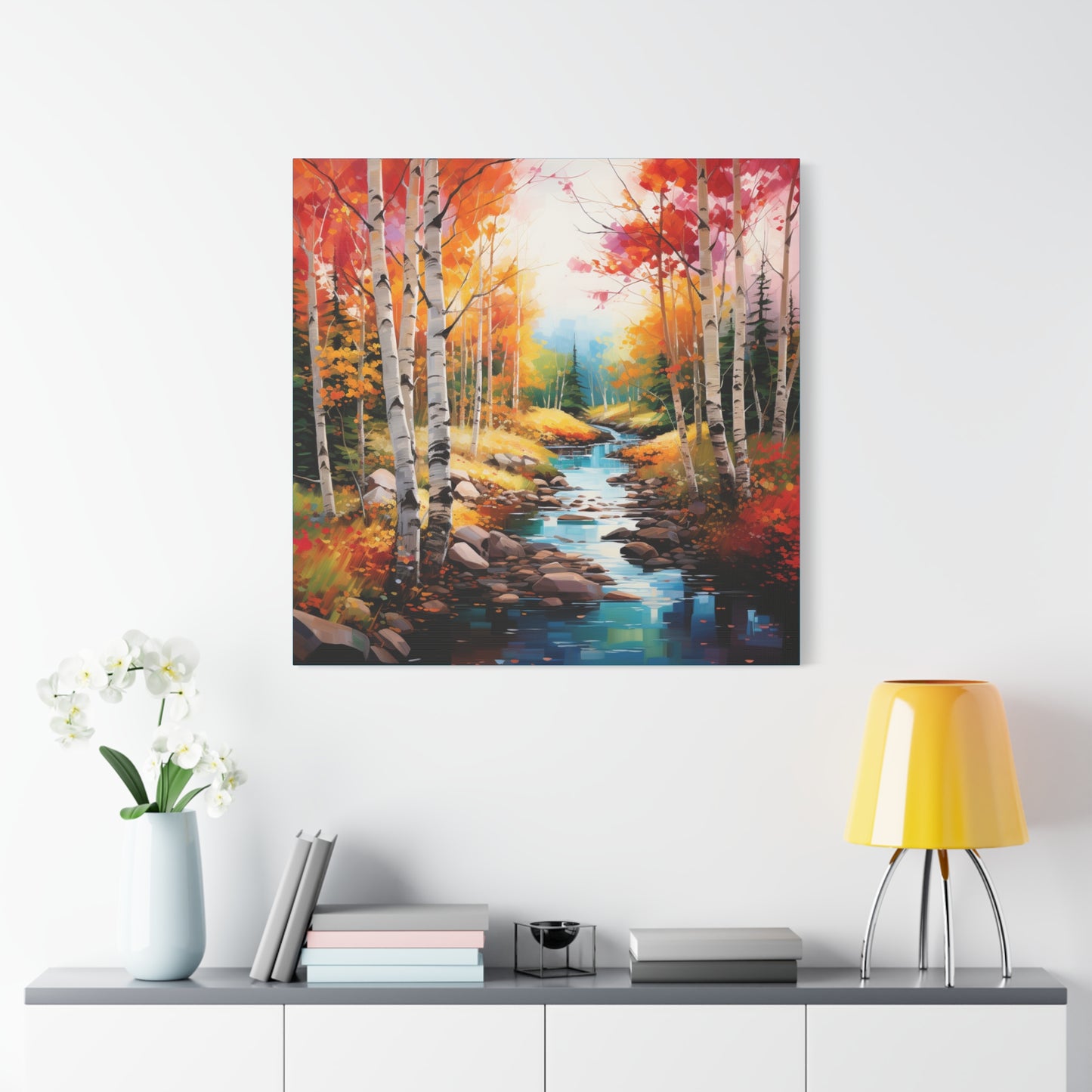 The Heart of Autumn - Mounted Canvas