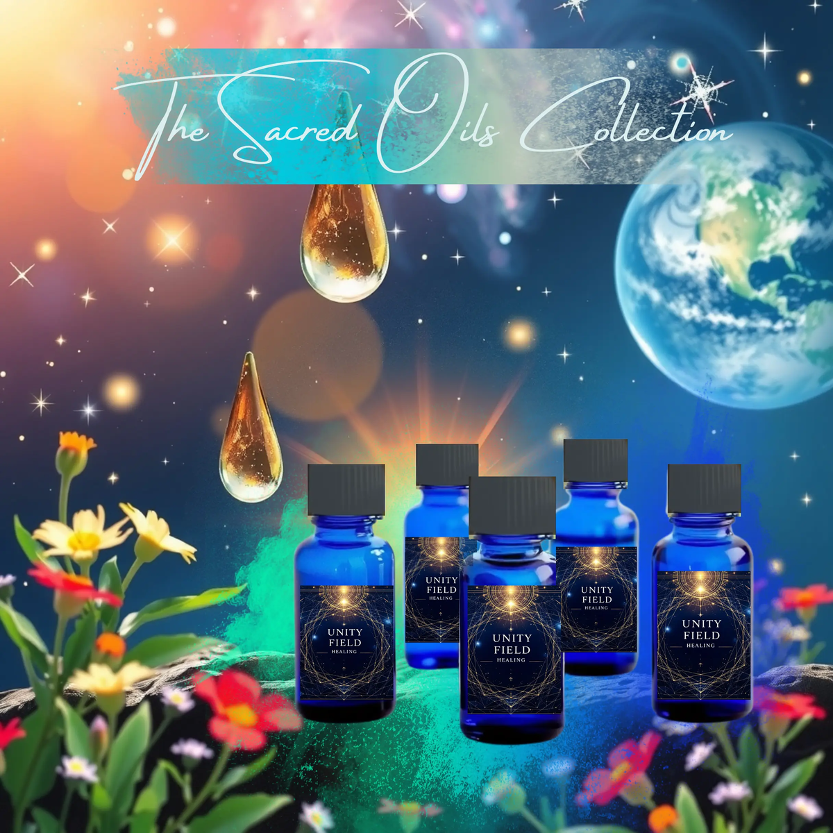 Sacred Oils - all 5 OIL Combo The InnerCandescent Co