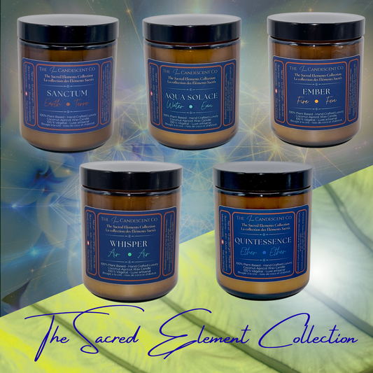 SACRED ELEMENT 5 CANDLE (7oz)  SET