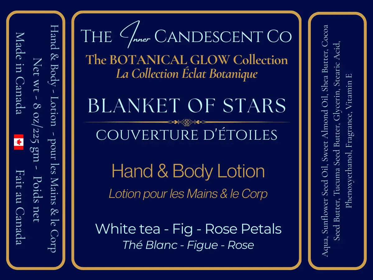 Blanket of Stars - Hand & Body Lotion The InnerCandescent Co