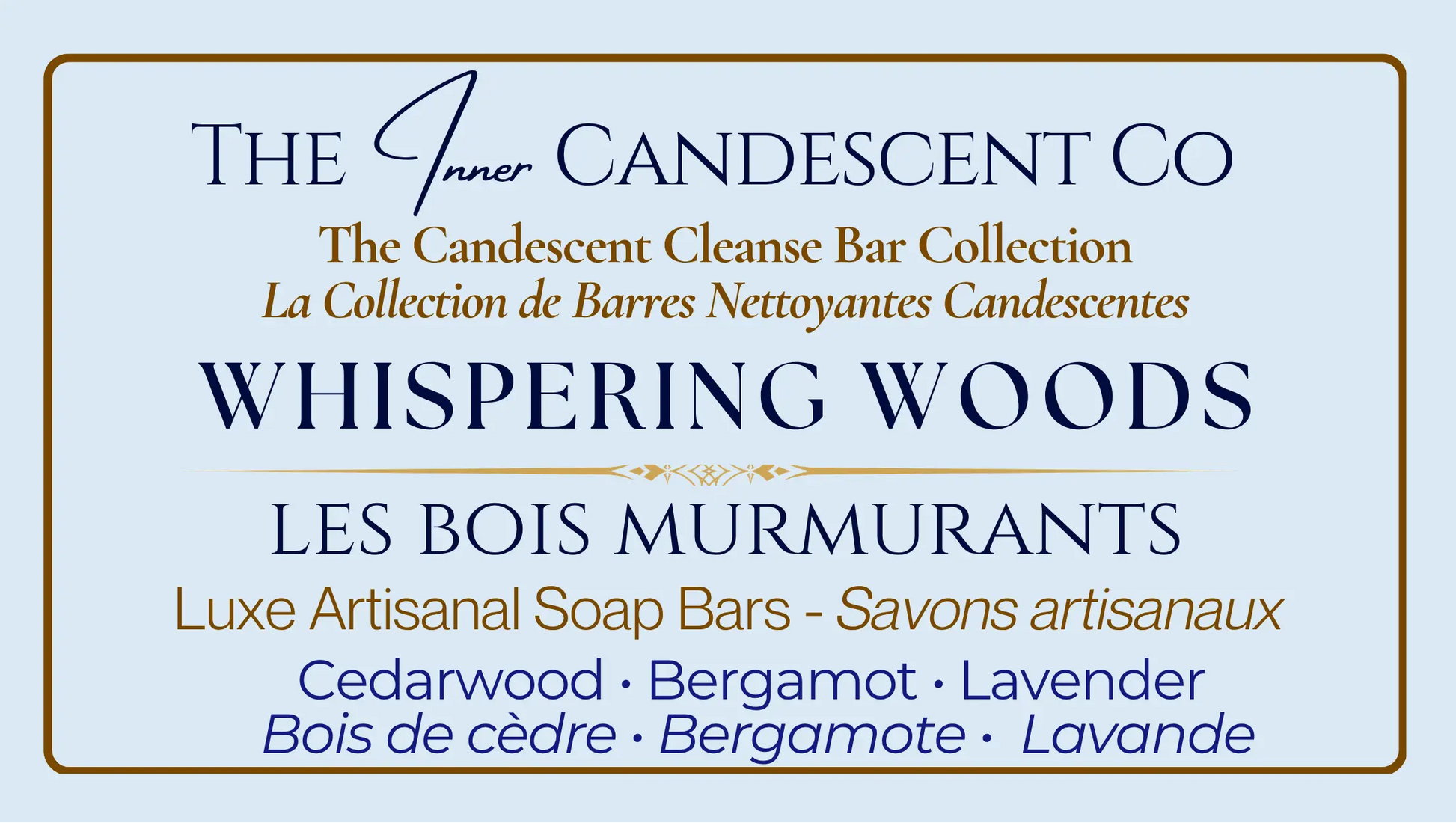Whispering Woods Cleanse Bar The InnerCandescent Co