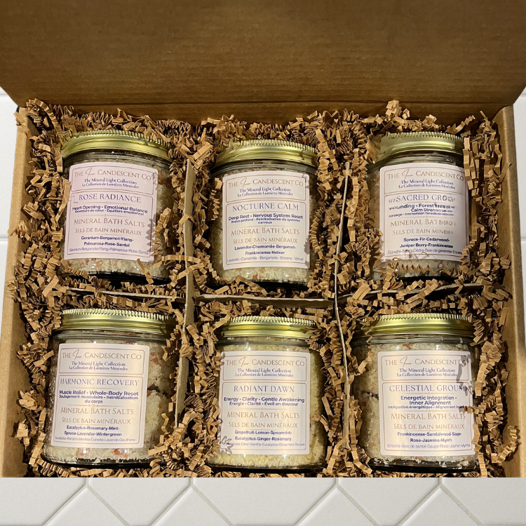 The Mineral Light Collection - Full Collection in Gift Box The InnerCandescent Co