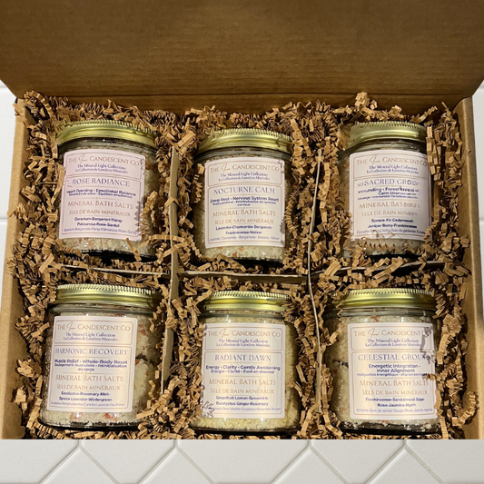 The Mineral Light Collection - Full Collection in Gift Box The InnerCandescent Co