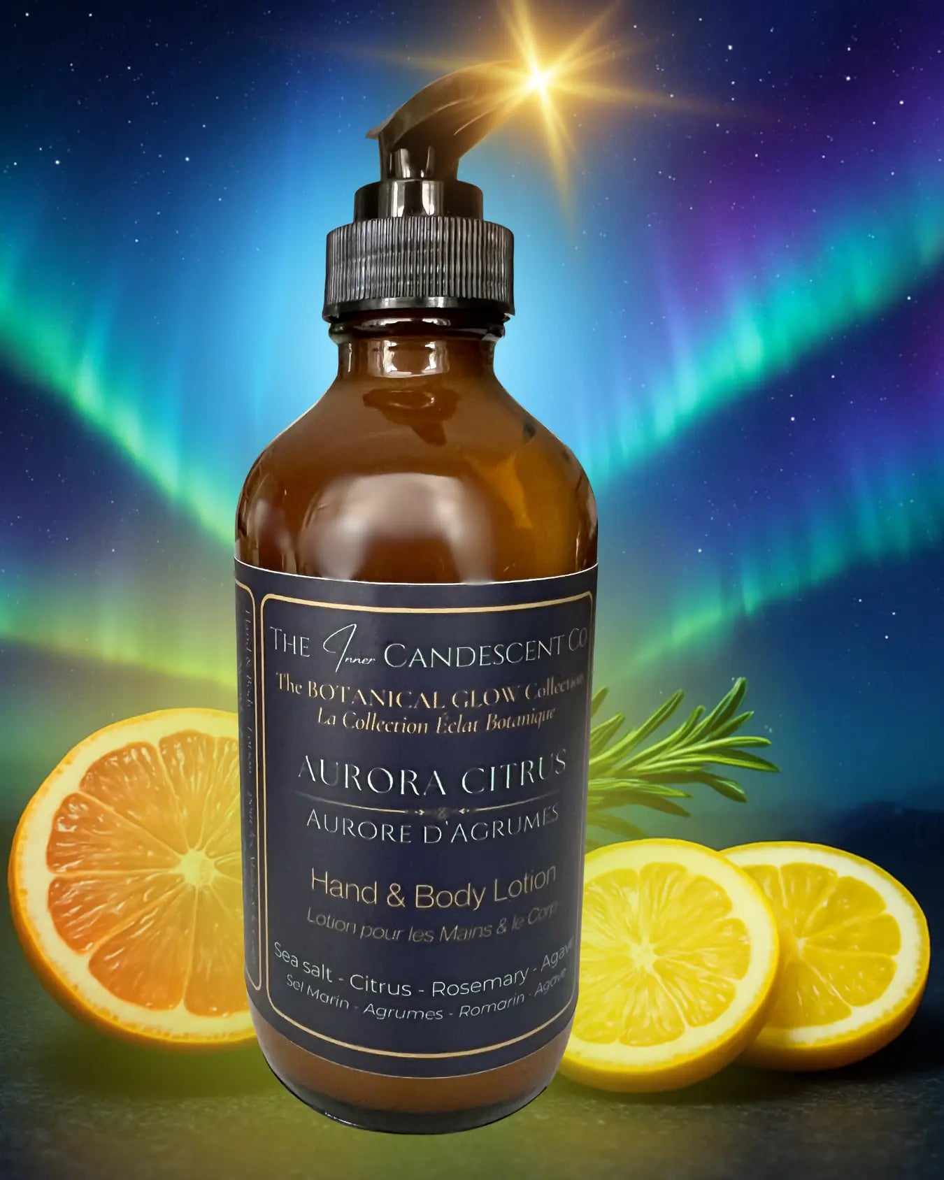 Aurora Citrus - Hand & Body Lotion The InnerCandescent Co