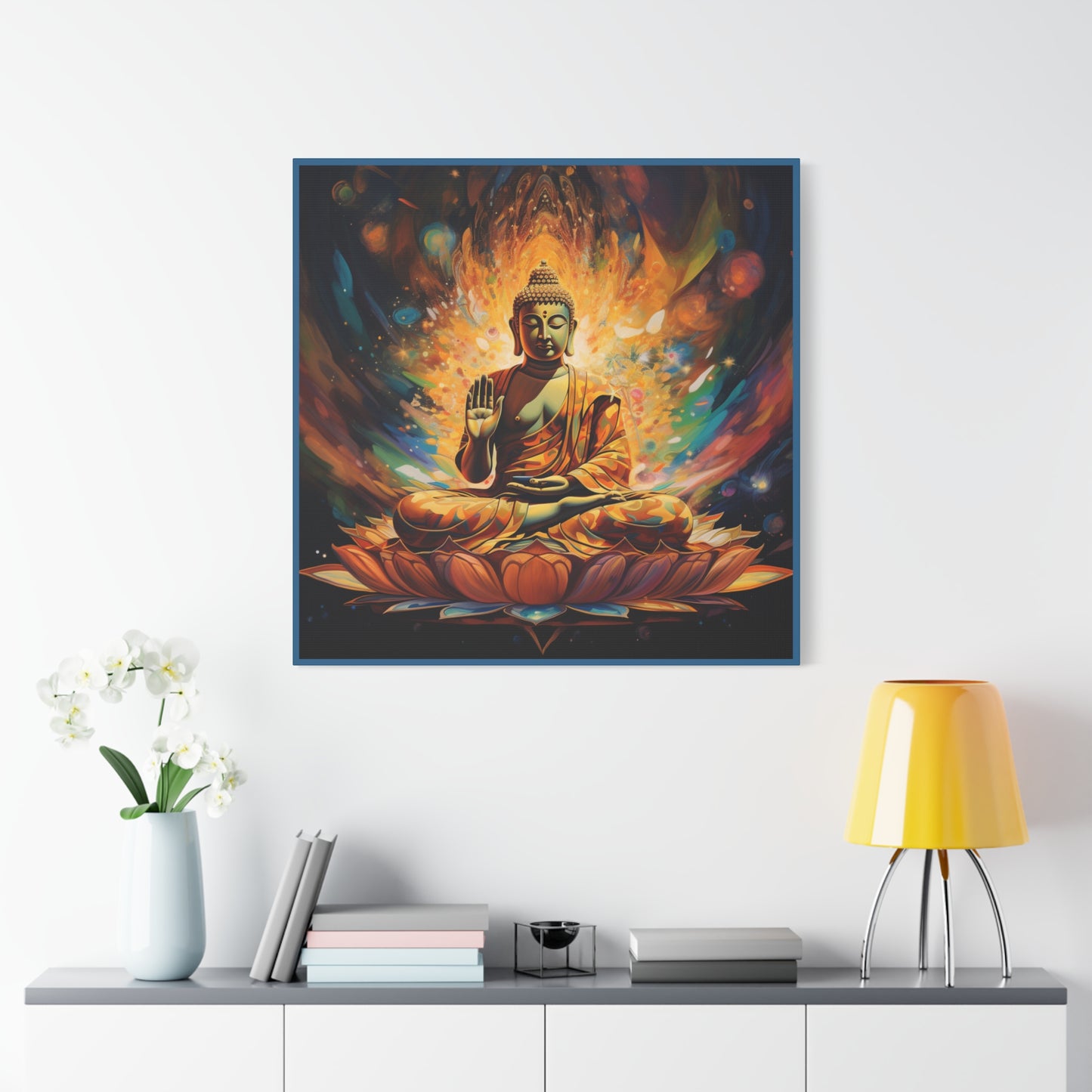 Buddha Peace Warrior -  Mounted Canvas Print