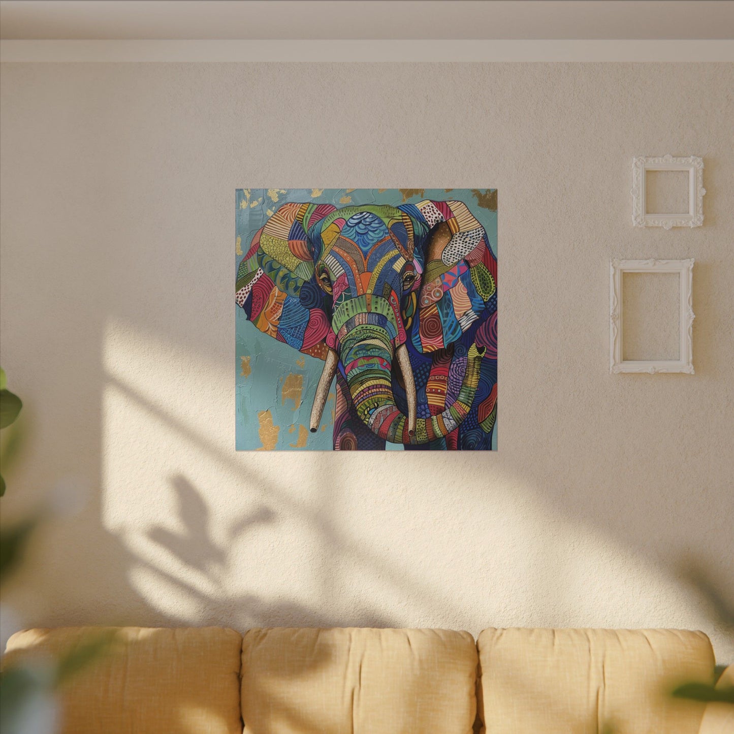 Spirit Elephant - Wall Art  Canvas Mounted Print