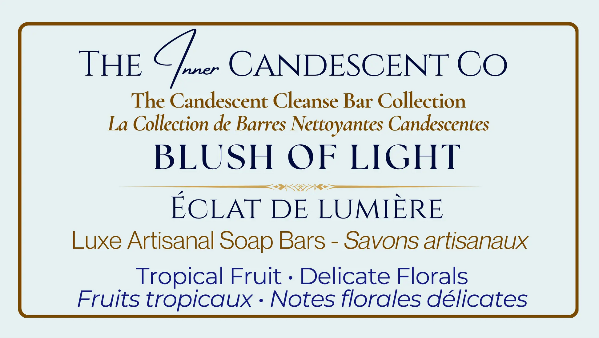 Blush of Light Cleanse Bar The InnerCandescent Co