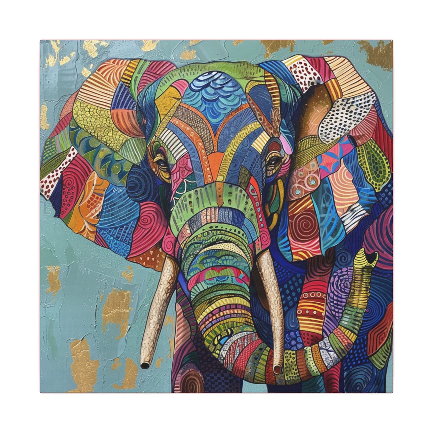 Spirit Elephant - Wall Art  Canvas Mounted Print