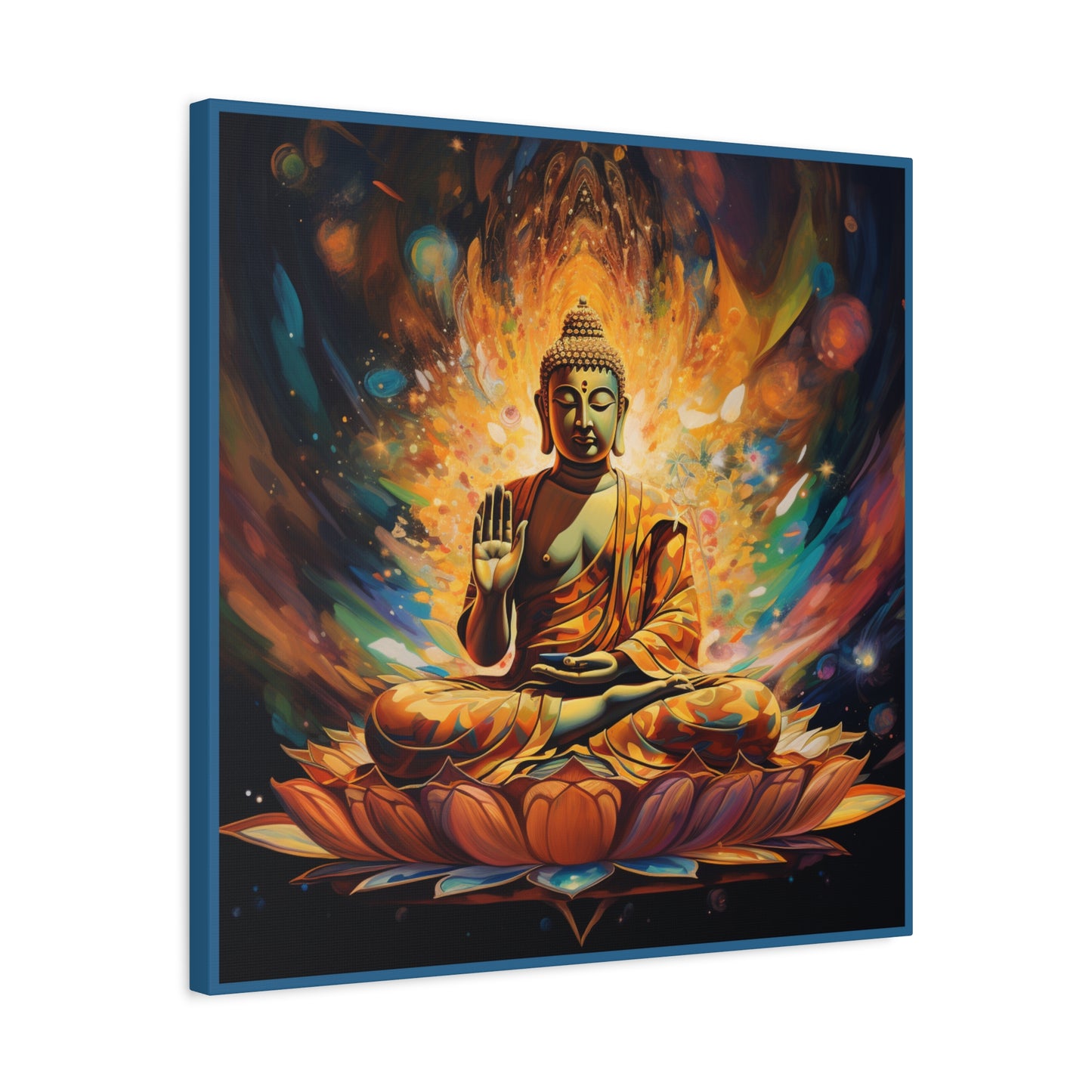 Buddha Peace Warrior -  Mounted Canvas Print