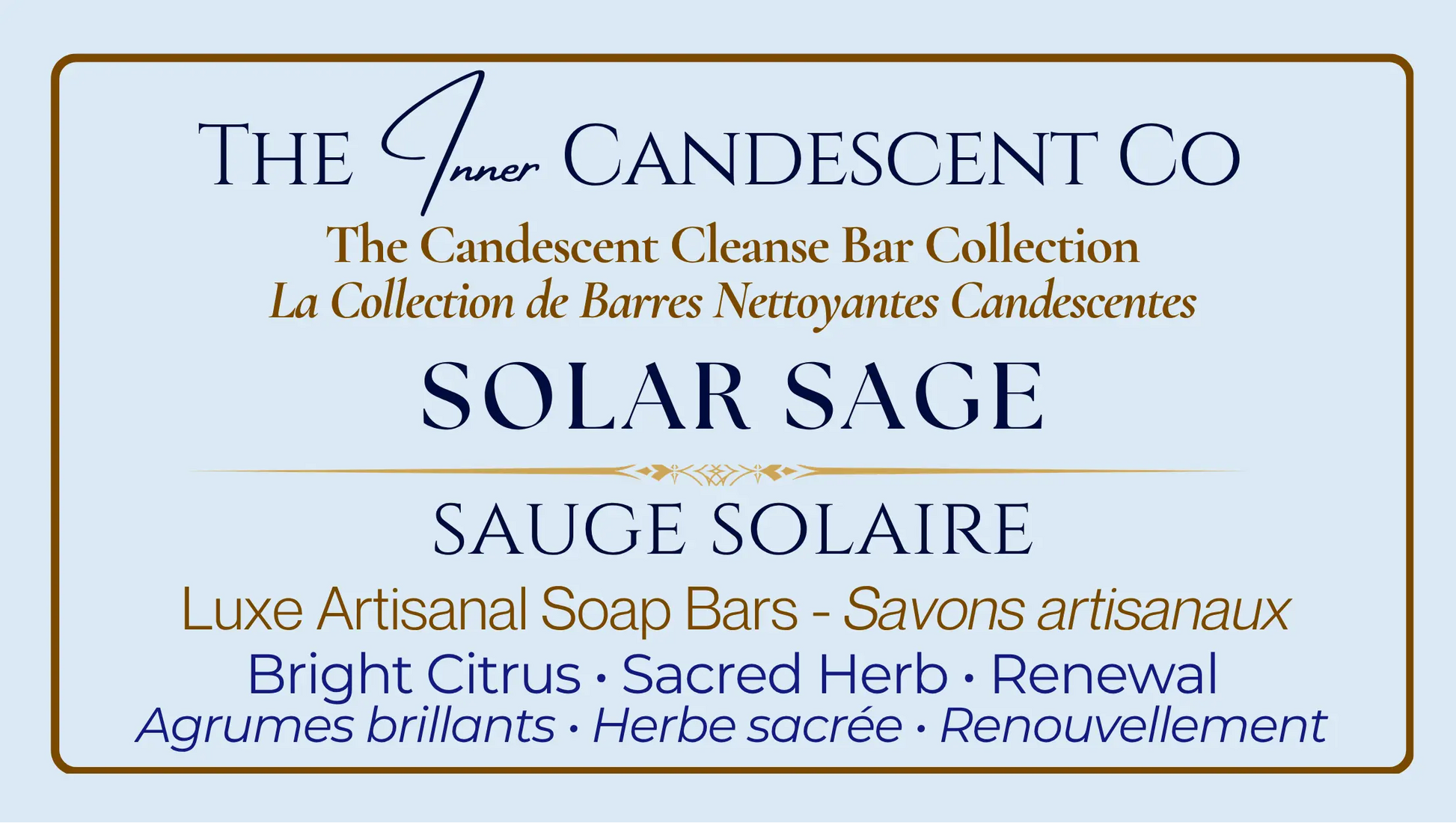 Solar Sage Cleanse Bar The InnerCandescent Co
