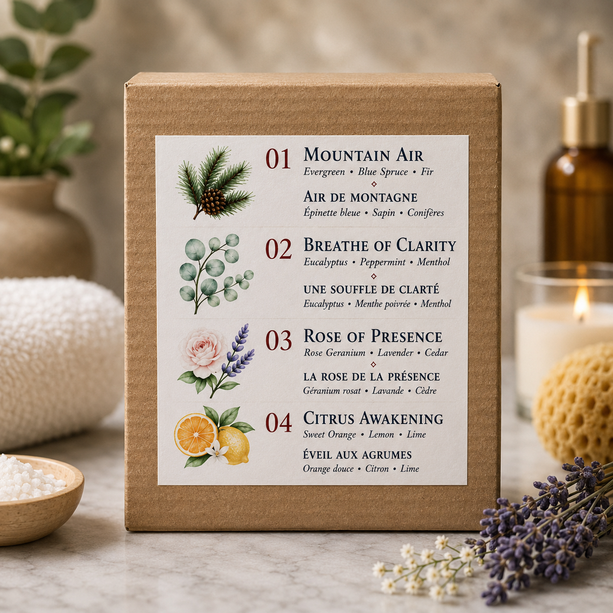 THE AROMATHERAPY SHOWER STEAMER COLLECTION