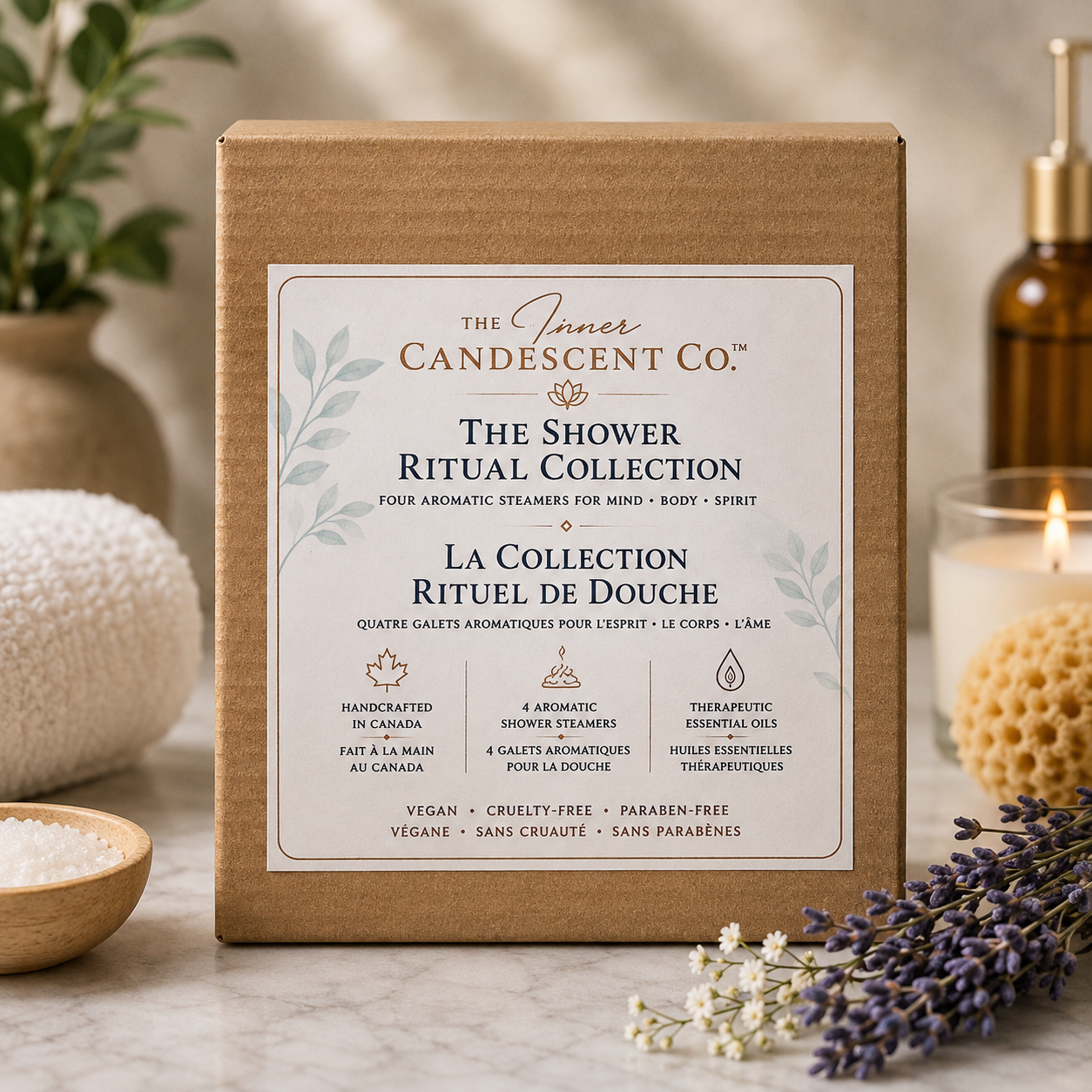 THE AROMATHERAPY SHOWER STEAMER COLLECTION