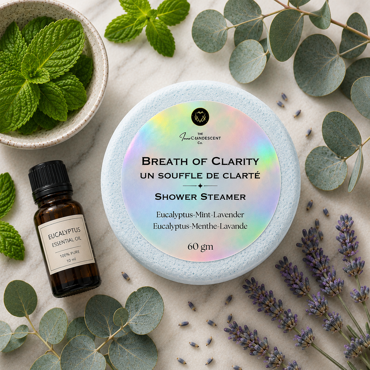 Breath of Clarity | Shower Steamer | Aromatherapy
