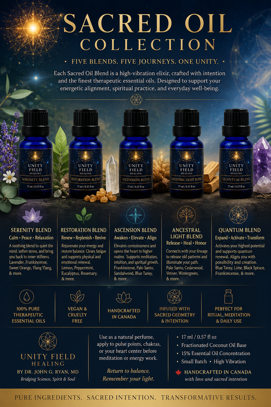 Sacred Oils - all 5 OIL ComboSACRED OIL COLLECTION | 5 Essential Oil Blends for Daily Wear, Meditation, Ritual Wellbeing The InnerCandescent Co