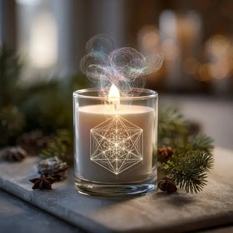 Clear Glass Candle  The InnerCandescent Co