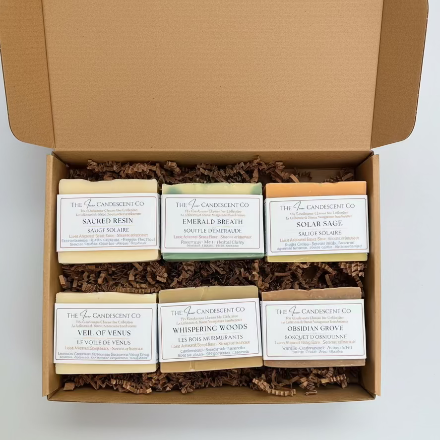 The Candescent Cleanse Bar Collection - Luxury Artisan Soap Bars - Signature Fragrance Bundle