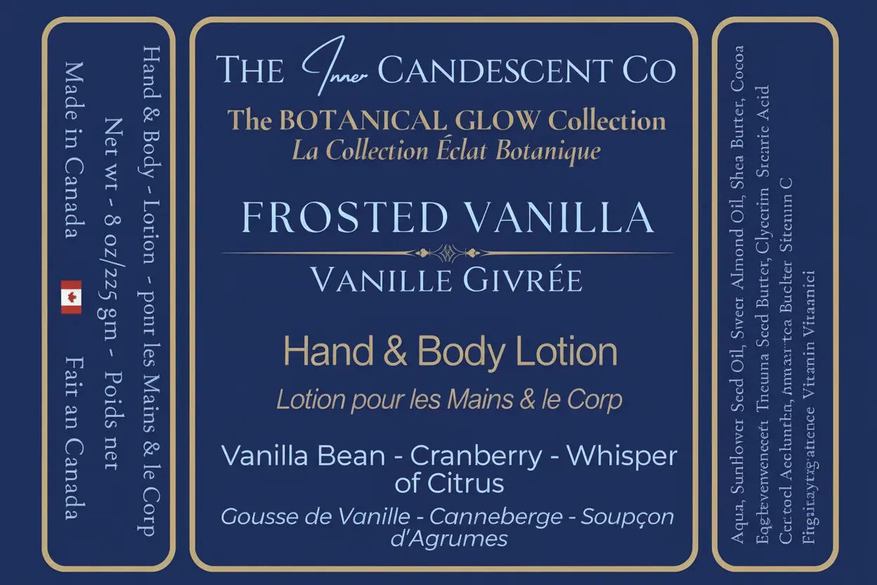 Frosted Vanilla - Hand & Body Lotion The InnerCandescent Co