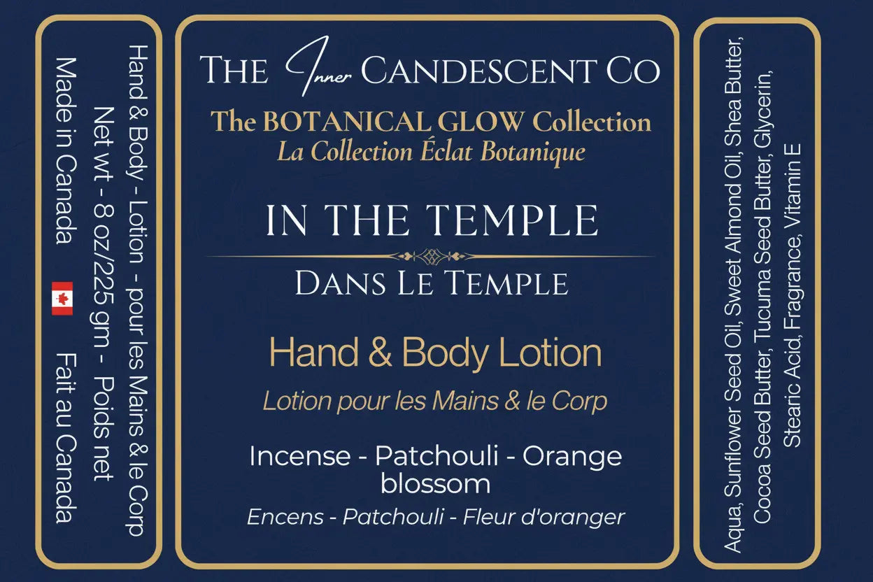 In The Temple- Hand & Body Lotion The InnerCandescent Co