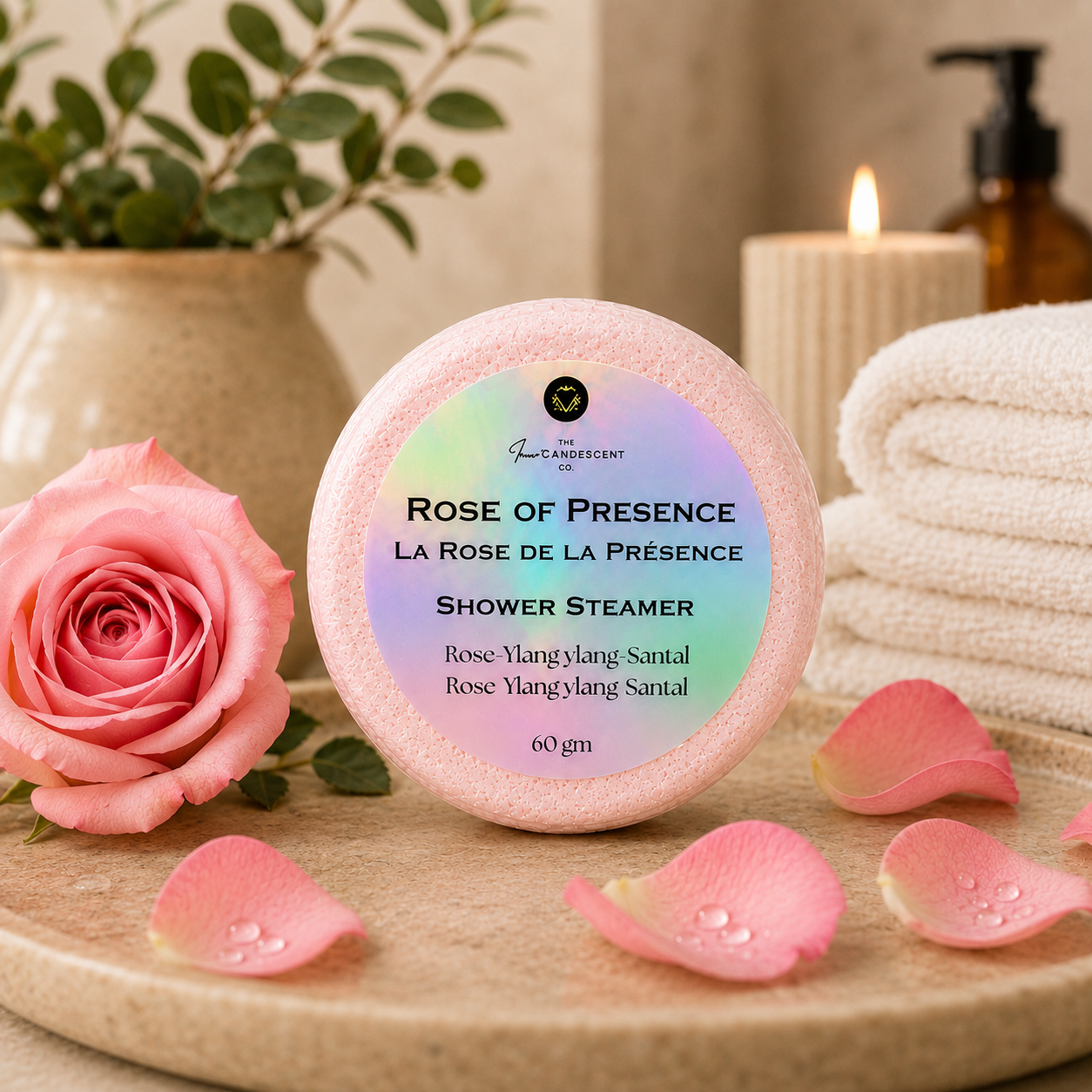 Rose of Presence | Shower Steamer | Aromatherapy