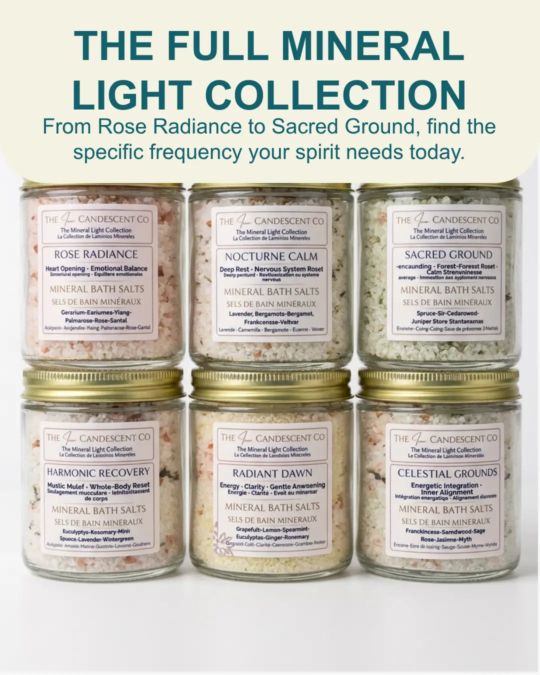 The Mineral Light Collection - Full Collection in Gift Box The InnerCandescent Co