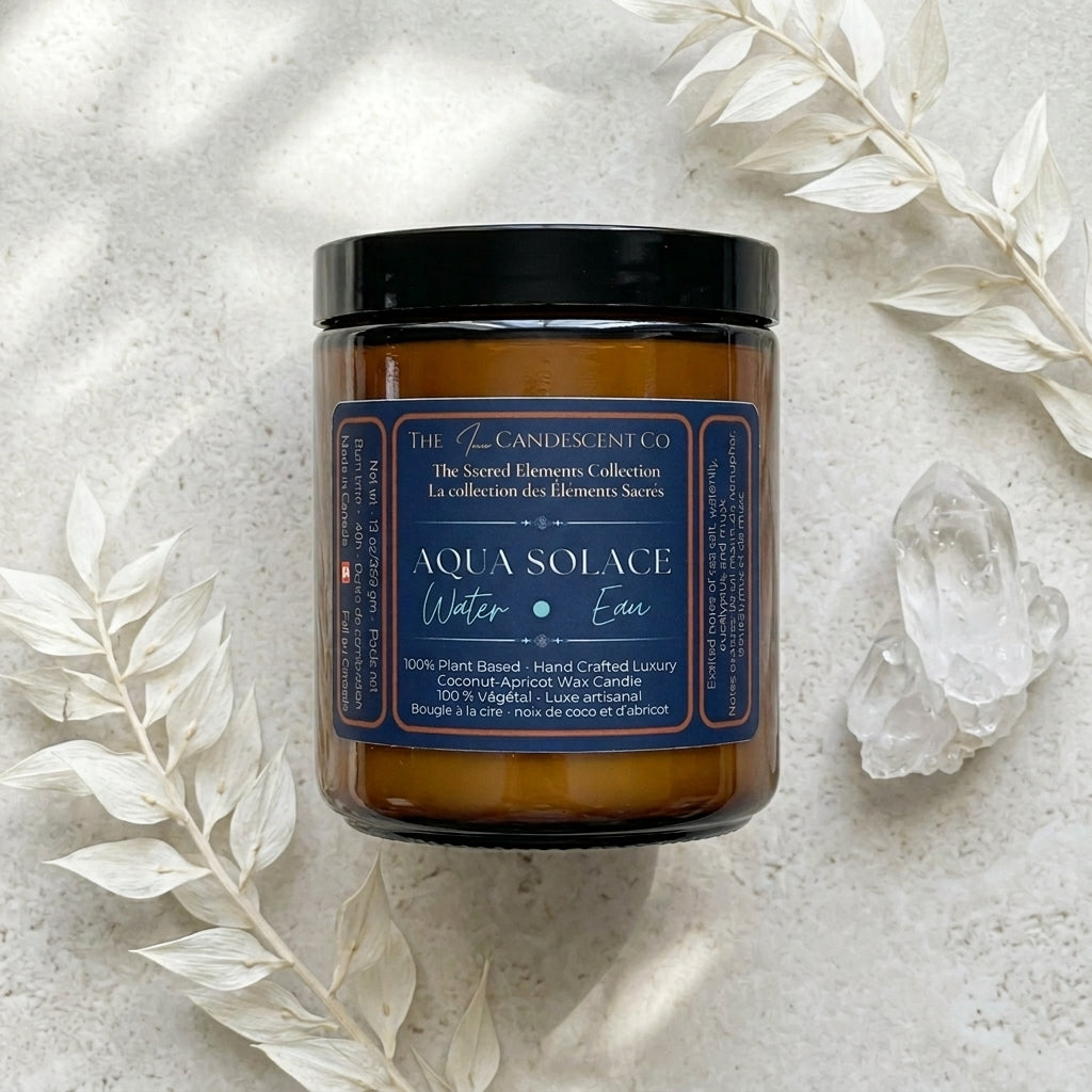 Aqua Solace Candle — Water Element The InnerCandescent Co