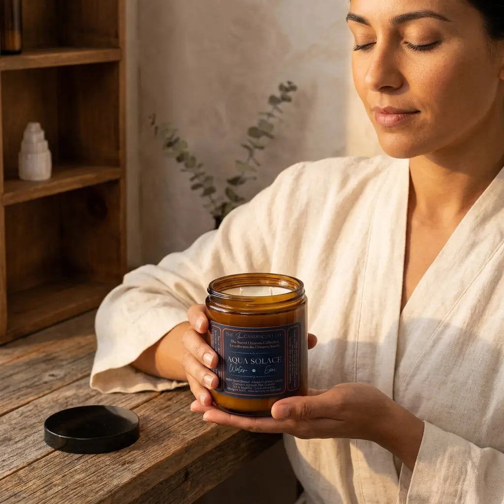 Aqua Solace Candle — Water Element The InnerCandescent Co
