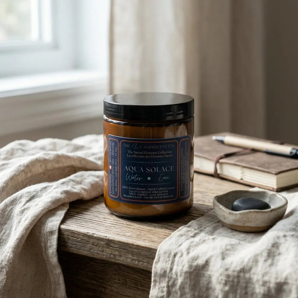 Aqua Solace Candle — Water Element The InnerCandescent Co