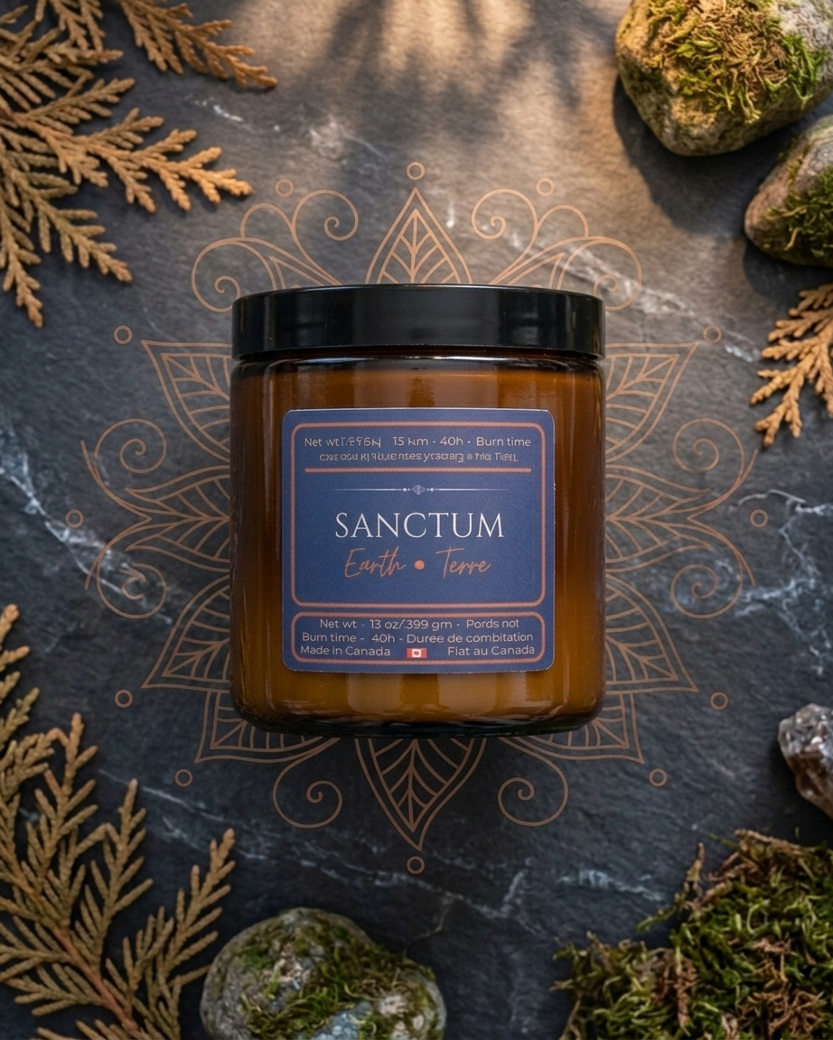 Sanctum Earth Candle - Earth Element The InnerCandescent Co